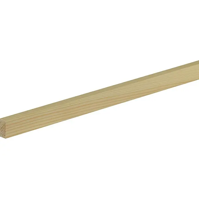 Ravni profil - 2,4 m x 1 cm x 1,9 cm, Smreka-bor - Pogled s lijeve strane