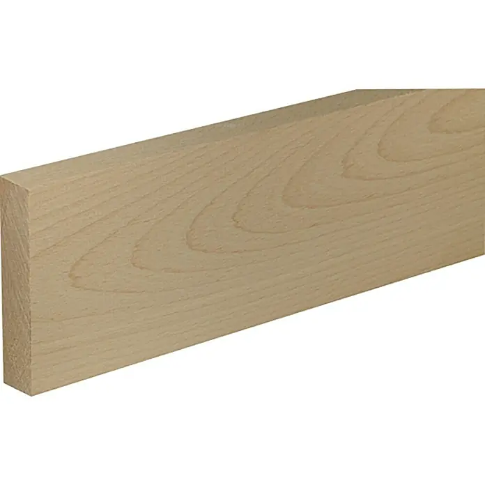 Profiles and more Pravokutna letva - 0,95 m x 96 mm x 20 mm, Bukva, Neobrađeno - Pogled s lijeve strane
