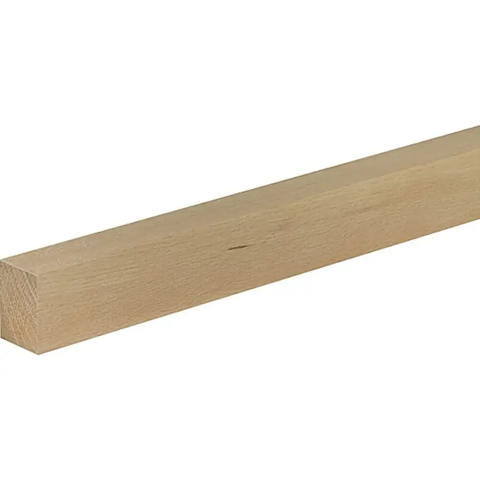 Profiles and more Pravokutna letva - 0,95 m x 40 mm x 29 mm, Bukva, Neobrađeno - Pogled s lijeve strane