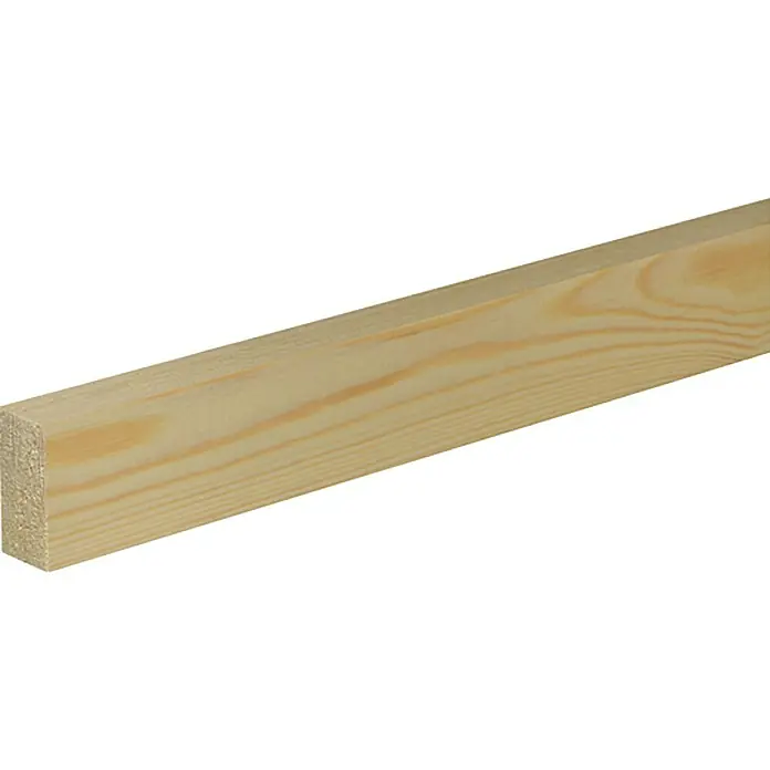 Profiles and more Ravni profil - 1 m x 46 mm x 23 mm, Smreka-bor, Neobrađeno - Pogled s lijeve strane
