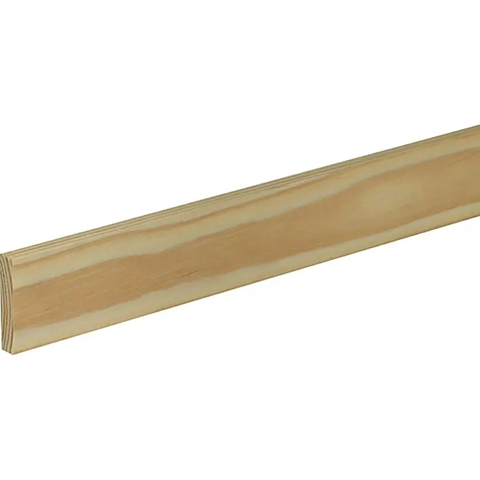 Profiles and more Ravni profil - 1 m x 46 mm x 10 mm, Smreka-bor, Neobrađeno - Pogled s lijeve strane