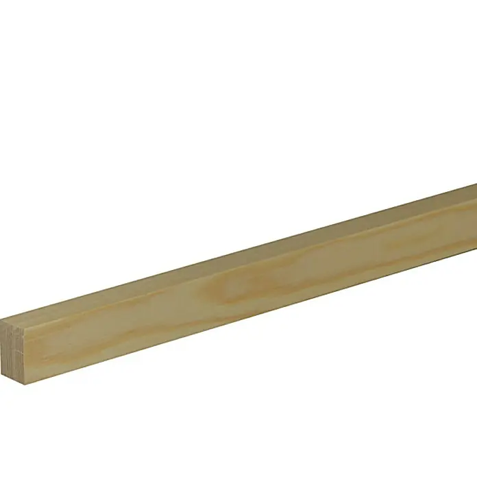 Profiles and more Ravni profil - 1 m x 29 mm x 19 mm, Smreka-bor, Neobrađeno - Pogled s lijeve strane