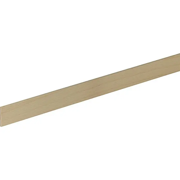 Profiles and more Pravokutna letva - 0,95 m x 23 mm x 3 mm, Bukva, Neobrađeno - Pogled s lijeve strane