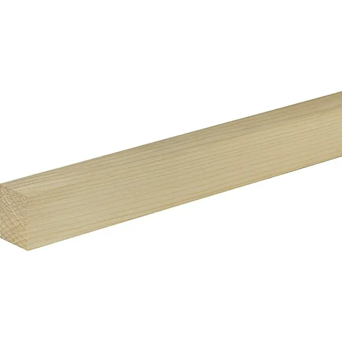 Profiles and more Ravni profil - 1 m x 40 mm x 29 mm, Smreka-bor, Neobrađeno - Pogled s lijeve strane
