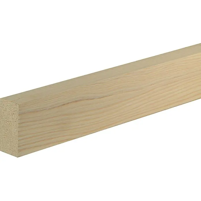 Ravni profil - 2,4 m x 2,9 cm x 6 cm, Smreka-bor - Pogled s lijeve strane