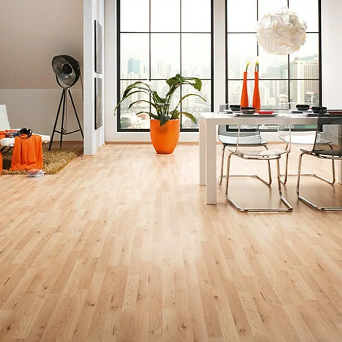 LOGOCLIC Family Laminat Hrast Ancona - 1.285 x 192 x 7 mm, Brodski pod - Živopisni prikaz