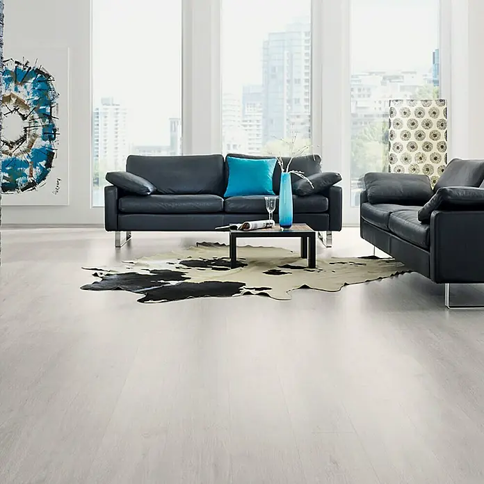 LOGOCLIC Ambienta Laminat Noville - 1.285 x 192 x 10 mm, Rustikalni pod - Živopisni prikaz