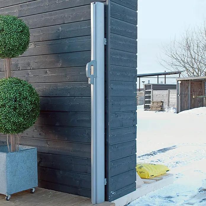 Sunfun Bočna zaštita od pogleda - Antracit, Srebrne boje, 3 x 1,6 m