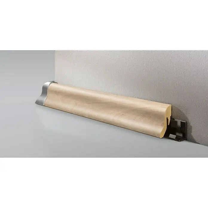 LOGOCLIC Podna kutna lajsna K40 Everlasting Oak - 2,6 m x 22 mm x 40 mm, Vitičasti oblik - Živopisni prikaz