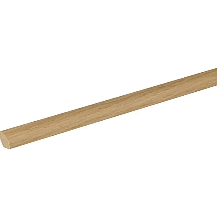 Drvena lajsna - Hrast, 2,4 m x 1,4 cm x 1,4 cm - Pogled s lijeve strane
