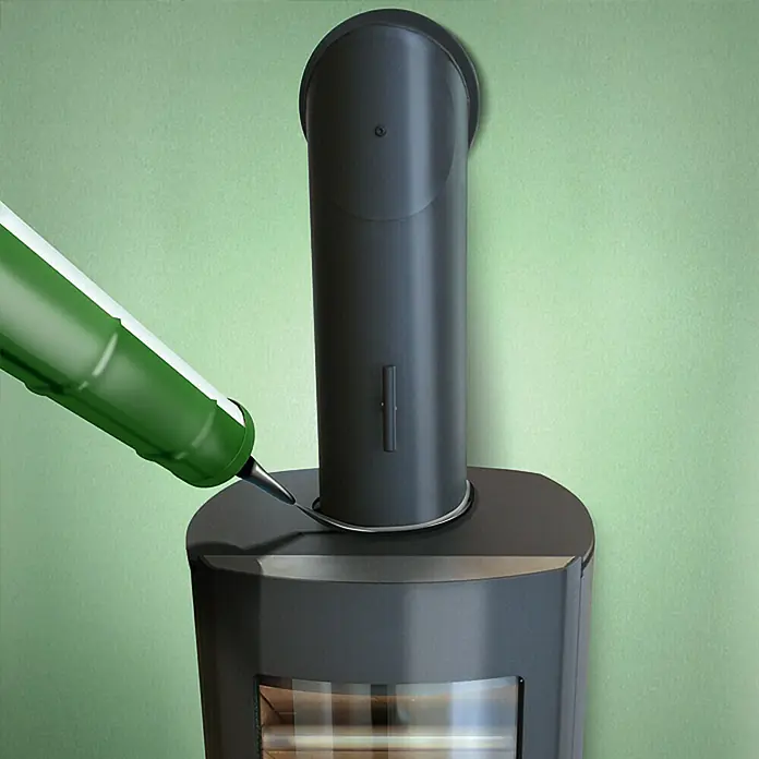 MEM Kamin- & Ofendicht - 310 ml - Anwendungsbeispiel
