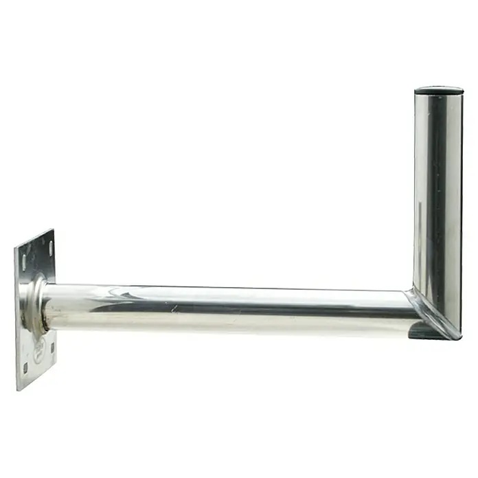 Schwaiger Winkelwandhalter WAH45A001 - 45 cm Wandabstand, Aluminium, Silber