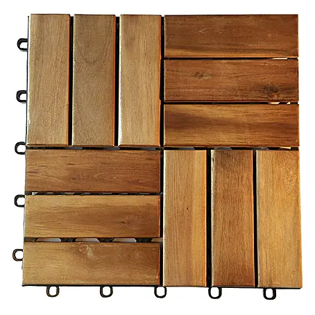 Loseta de madera con sistema click
