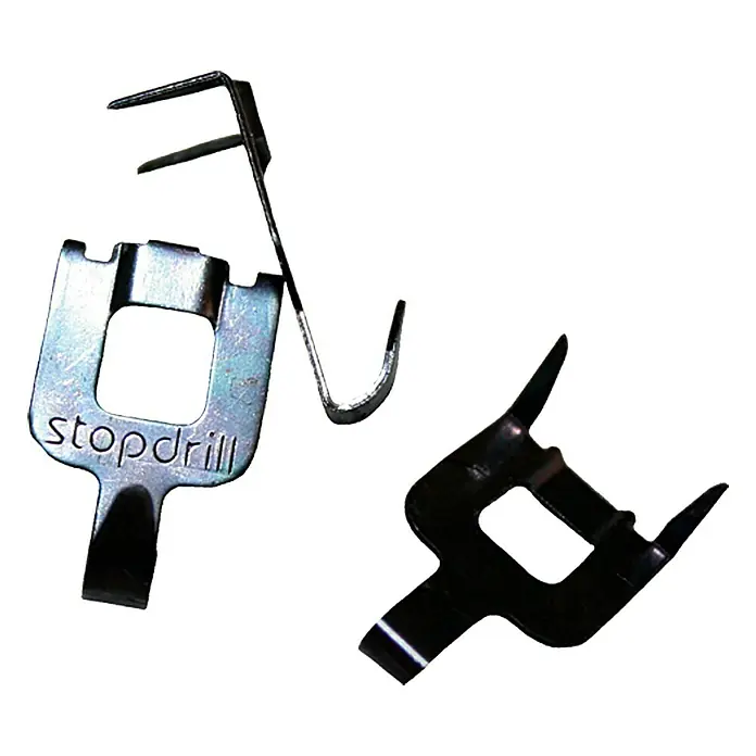 Fischer Gancho para colgar cuadros Stopdrill - Carga soportada: 8 kg, 8 ud., Metal, Plateado
