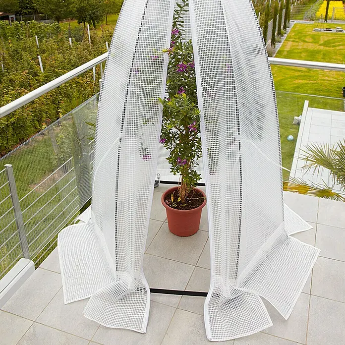 Winterschutzzelt - Ø x H: 1,4 x 1,8 m, Folienstärke: 150 g/m²