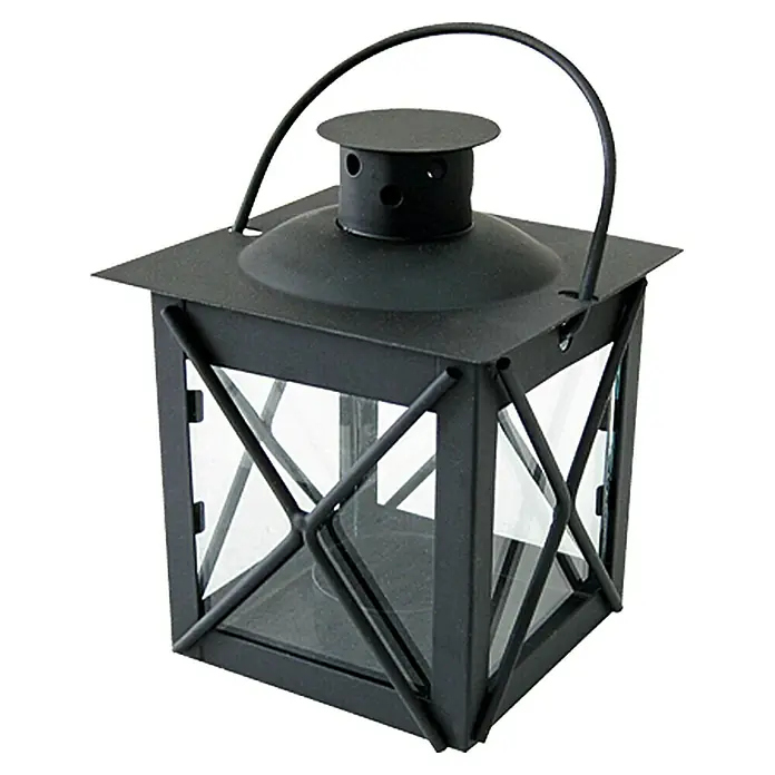 Farolillo metálico - 10 × 10 × 13 cm
