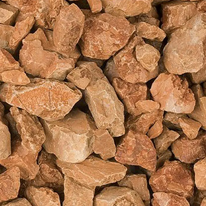 Min2C Ukrasno lomljeno kamenje - Verona crvene boje, Granulacija: 30 mm - 60 mm, 25 kg