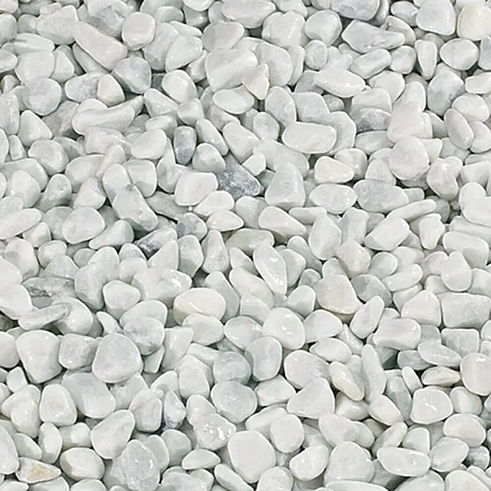 Min2C Ukrasno lomljeno kamenje - Bijele boje, Granulacija: 7 mm - 15 mm, 25 kg