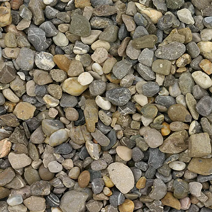 Min2C Dekorativni riječni kamen - Više boja, 16 mm - 32 mm, 25 kg - Pogled sprijeda