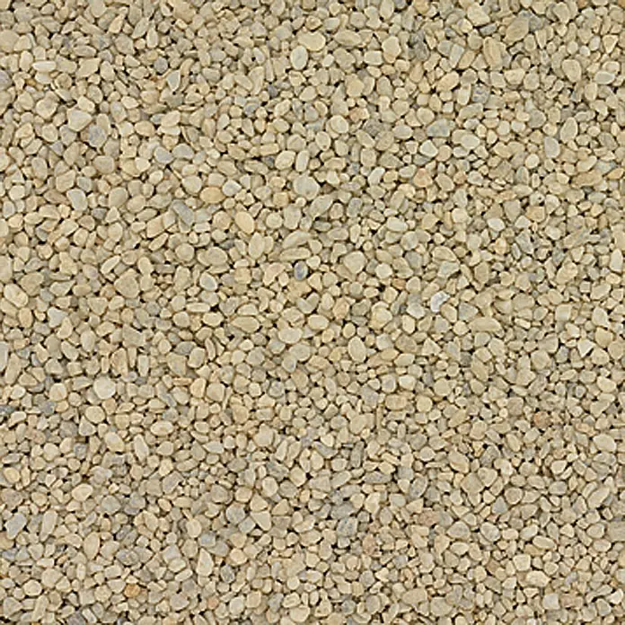 Min2C Quarzkiesel - Hell, Körnung: 4 mm - 8 mm, 25 kg - Vorderansicht