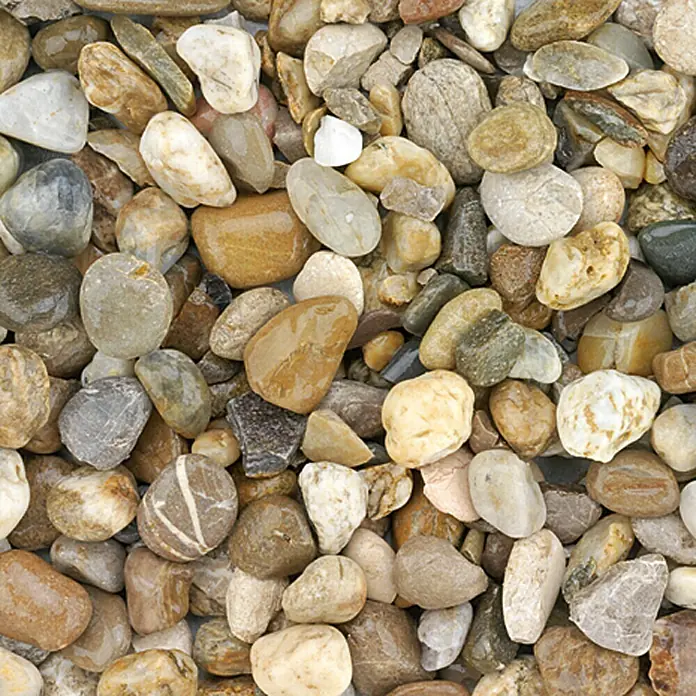 Min2C Dekorativni riječni kamen - Više boja, 32 mm - 50 mm, 25 kg - Pogled sprijeda