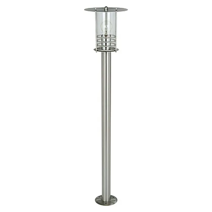 Starlux Silver Star II Vanjska stajaća svjetiljka - 60 W, Boja: Plemeniti čelik, Visina: 110 cm