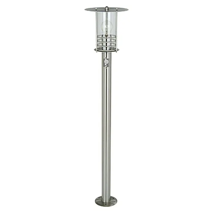 Starlux Silver Star II Vanjska stajaća svjetiljka - 60 W, Boja: Plemeniti čelik, Visina: 110 cm, S 1 žaruljom
