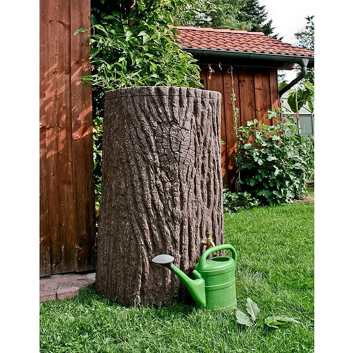 Regentonne Evergreen - 475 l, Dunkelbraun - Stimmungsaufnahme