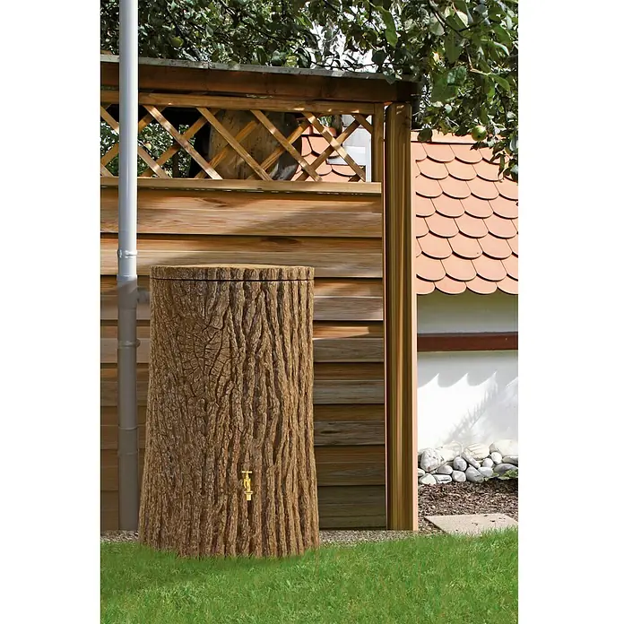 Regentonne Evergreen - 300 l, Dunkelbraun