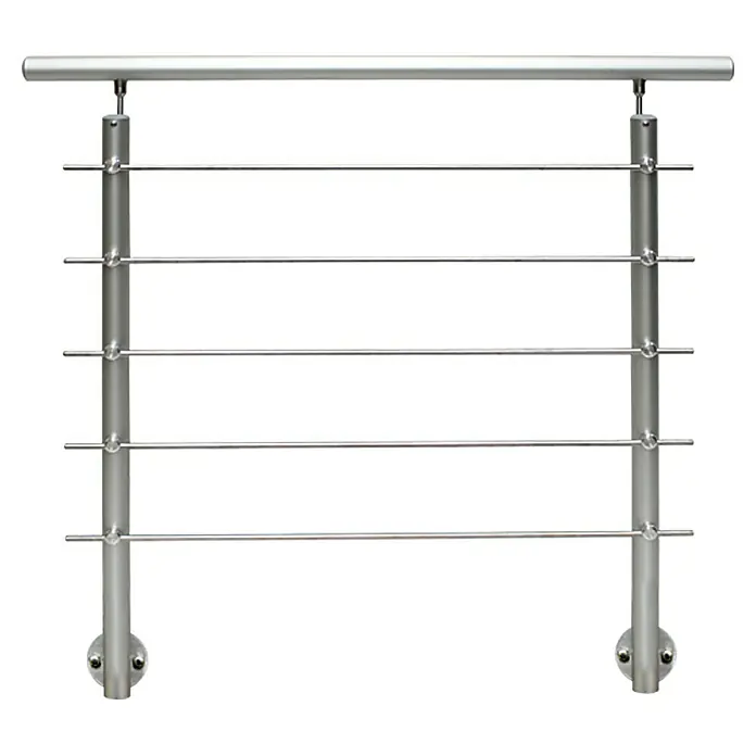 Treba Frewa Geländer-Set AG1 - Seitenmontage, Aluminium, Silber, Länge: 1.500 mm