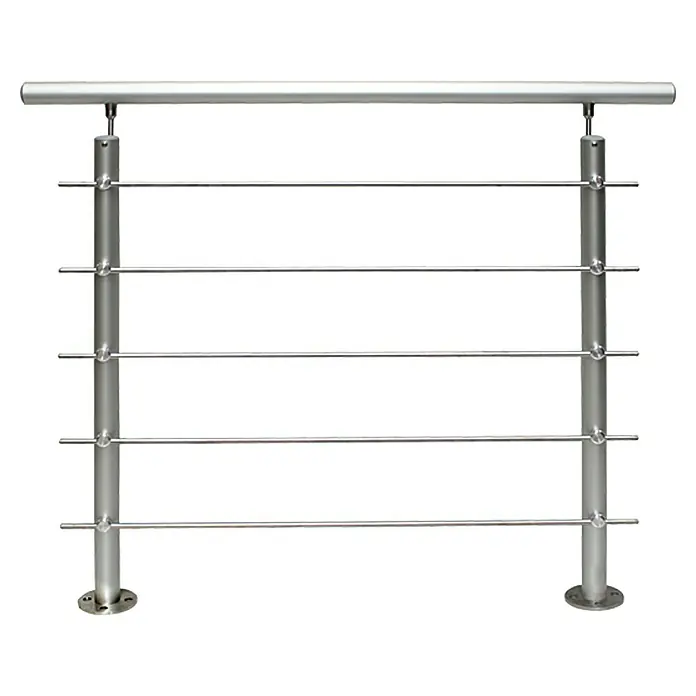 Treba Frewa Geländer-Set AG2 - Oberbodenmontage, Aluminium, Silber, Länge: 1.500 mm
