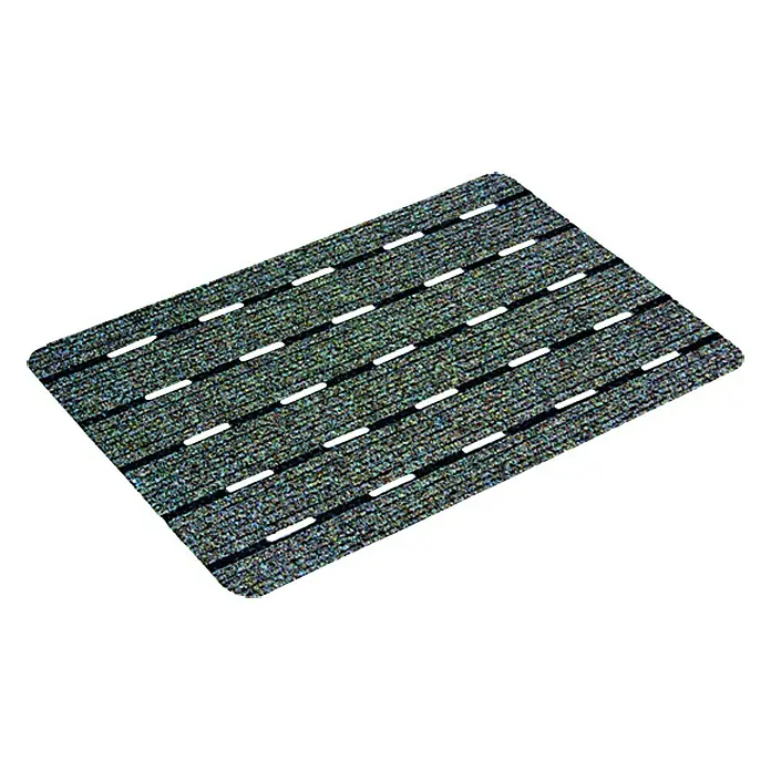 Astra Fußmatte Perfo Rips - Grau, 40 x 60 cm, 100 % Polypropylen - Ansicht von oben