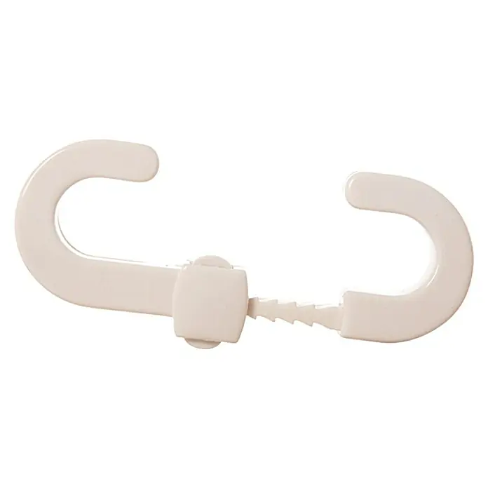 Dreambaby Mini-Schrankgriffverschluss - Auszugslänge: 12 cm, Weiß - Vorderansicht
