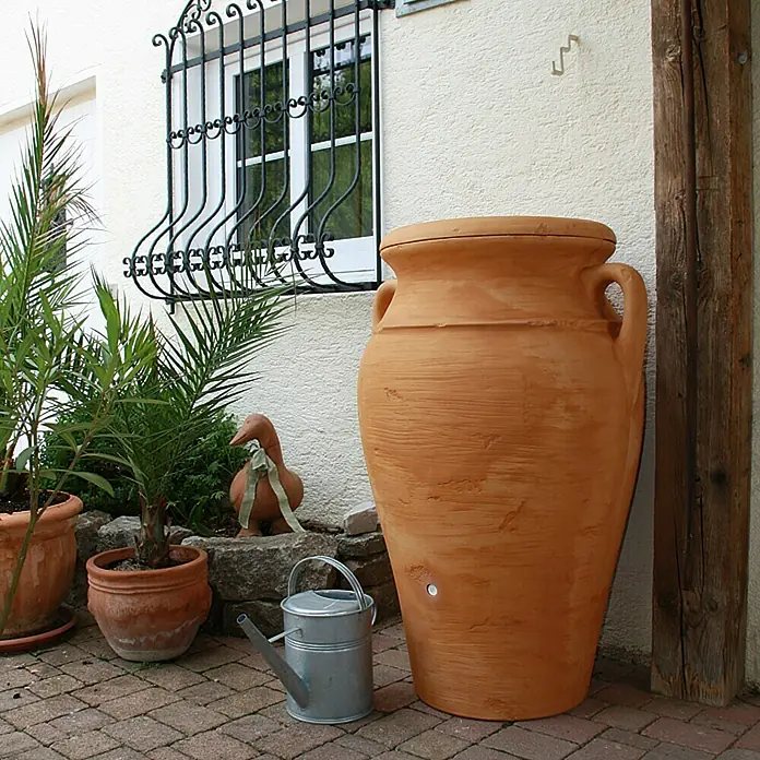 Regentonne Helena - Terra/Antik, 300 l - Stimmungsaufnahme