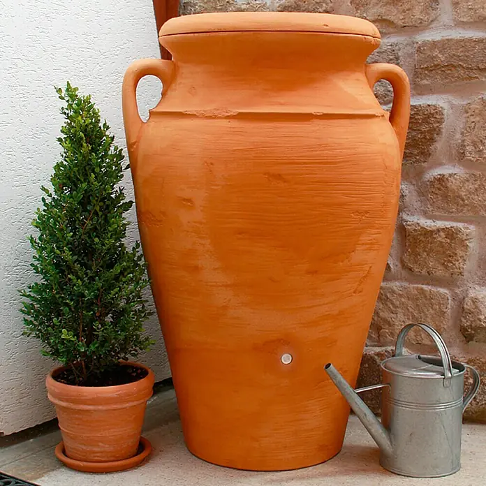 Regentonne Helena - Terra/Antik, 300 l - Stimmungsaufnahme
