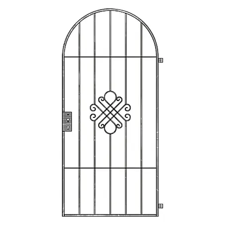 Deutsche Metall  Rundbogentor Royal