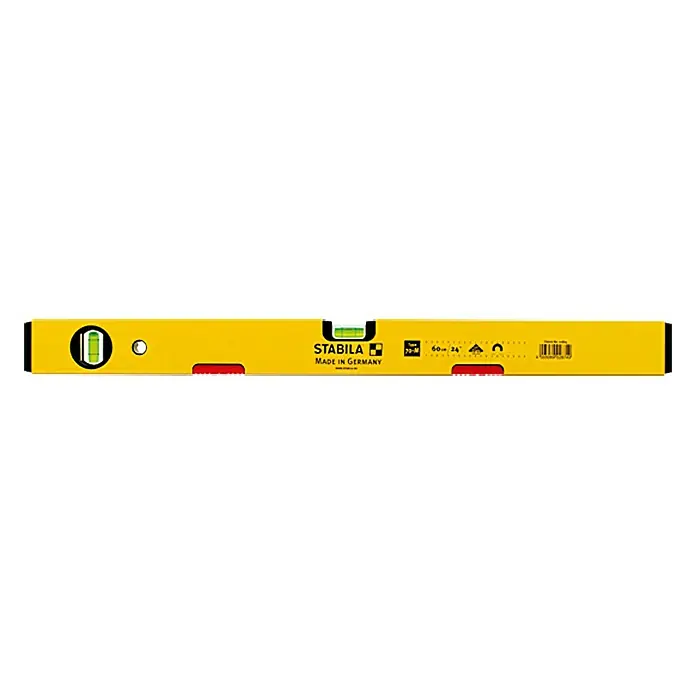 Stabila Waterpas Type 70 M - Lengte: 180 cm, Aantal libellen: 2 st. - Vooraanzicht