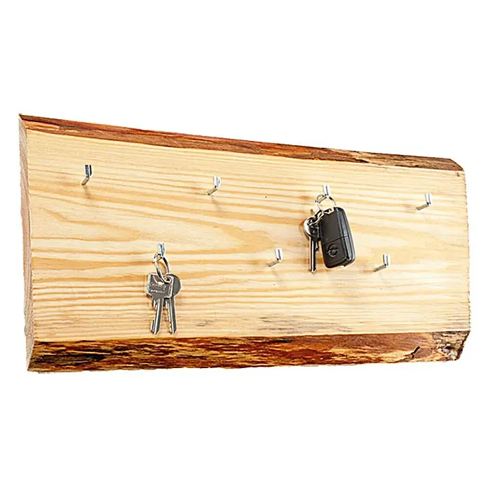 Exclusivholz Blockware - Douglasie, Anfallende Breite: 30 - 35 cm, 120 x 3 cm - Vorderansicht
