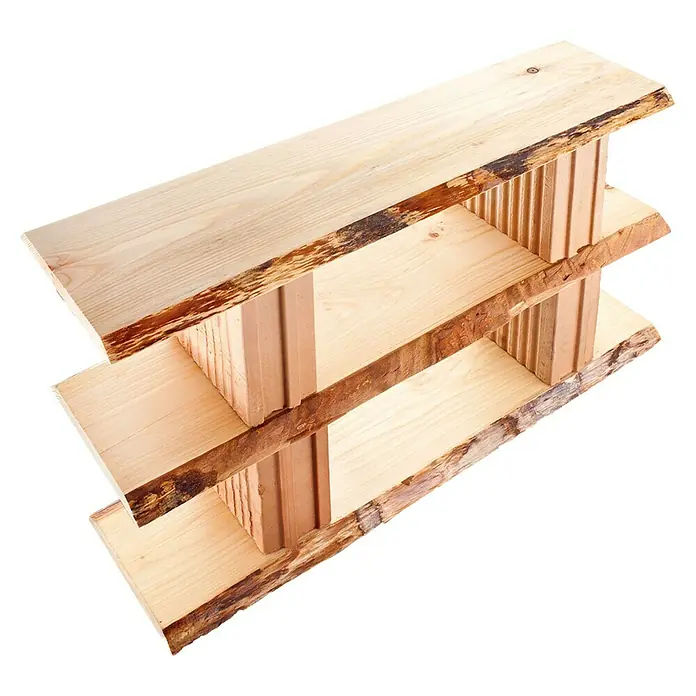 Exclusivholz Blockware - Douglasie, Anfallende Breite: 30 - 35 cm, 120 x 3 cm - Anwendungsbeispiel