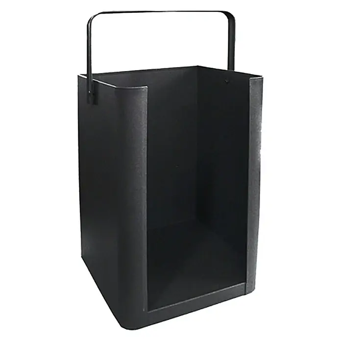 Lienbacher Brikett-Träger - Belastbarkeit: 10 kg, Schwarz - Vorderansicht