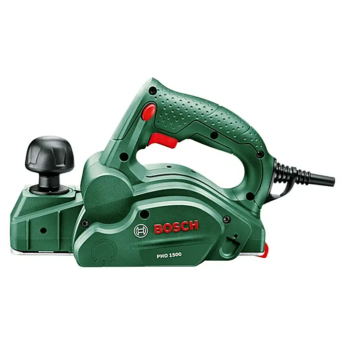 Bosch Handhobel PHO 1500 - 550 W, Hobeltiefe: 0 mm - 1,5 mm, 19.500 U/min - Linke Seitenansicht