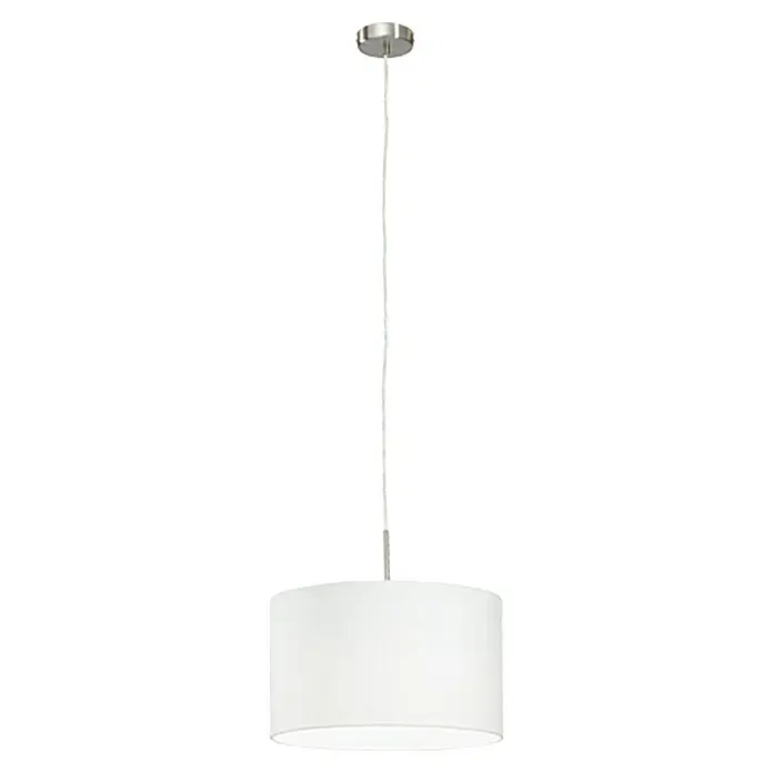 Eglo Pasteri Pendelleuchte rund - Durchmesser: 380 mm, Farbe Schirm: Weiß