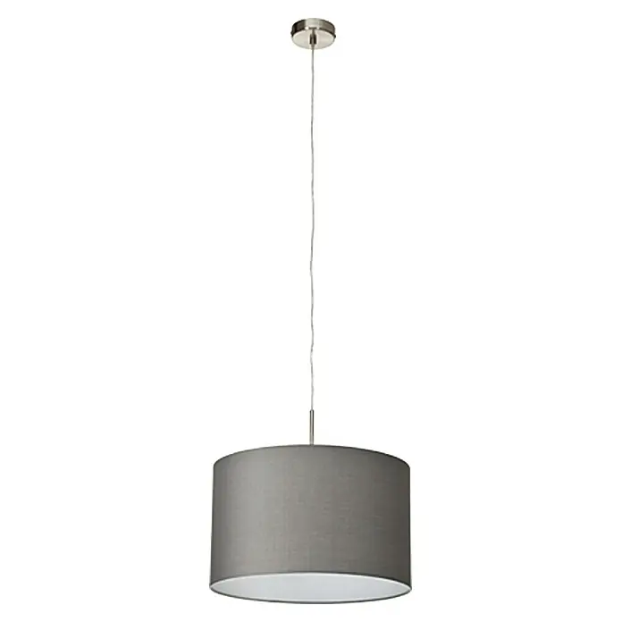 Eglo Pasteri Pendelleuchte rund - Durchmesser: 380 mm, Farbe Schirm: Grau