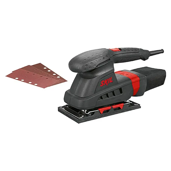 Skil Schwingschleifer 7347 AA - 160 W, Schwingzahl: 24.000 U/min, Schleiffläche: 92 x 185 mm - Linke Seitenansicht