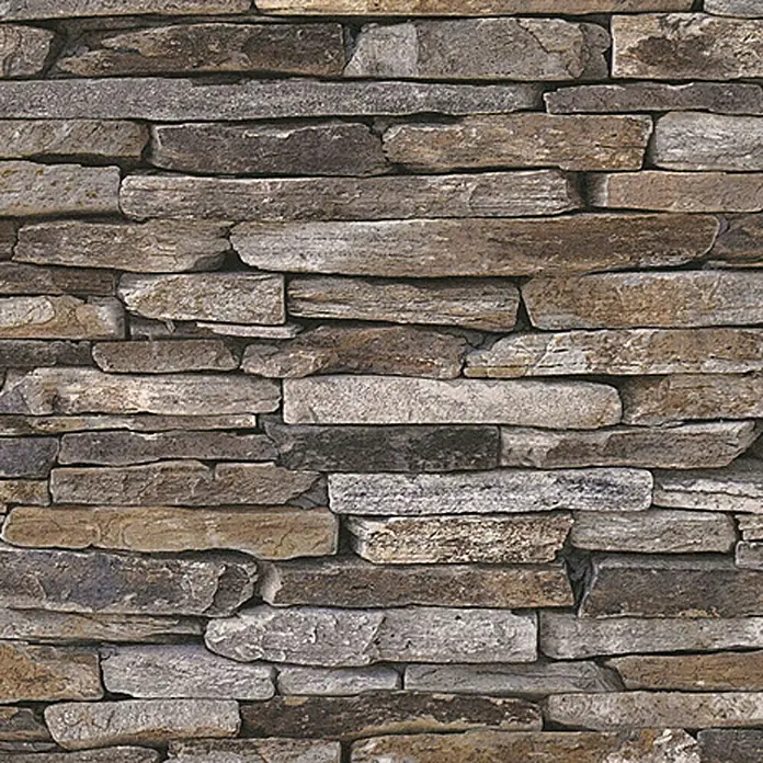 AS Creation Dizajnerska 3D panel pop.up - Kamen, Bež-smeđe-krem, 52 cm x 2,5 m - Pogled sprijeda