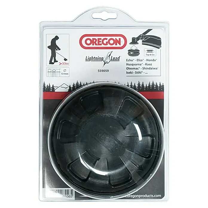 Oregon Draadspoel Lightning Load - Snijbreedte: 13 cm - Vooraanzicht