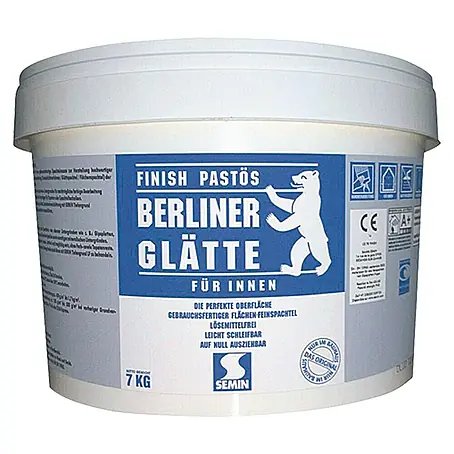 Berliner Glätte  Flächen-Feinspachtel Berliner Glätte Finish Pastös