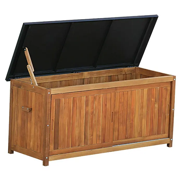 Sunfun Diana Garten-Aufbewahrungsbox - Braun, 157 x 61 x 73 cm, Holz