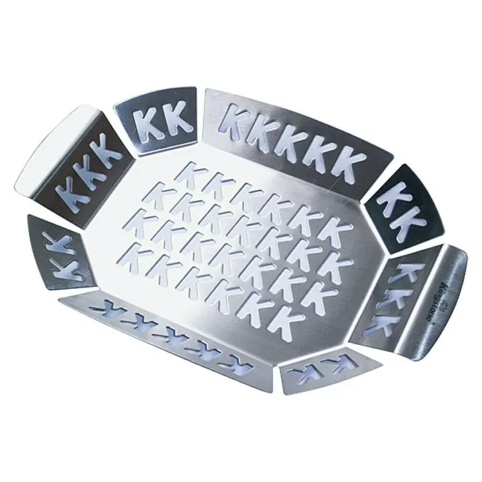 Kingstone Tava za roštilj - 27 x 18 x 2,7 cm, Plemeniti čelik