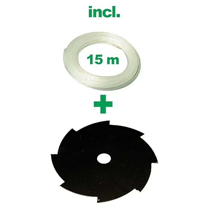 Gardol Benzin-Freischneider GBFI 125 - 1,25 kW, Schnittbreite: 43 cm Faden/25,5 cm Messer